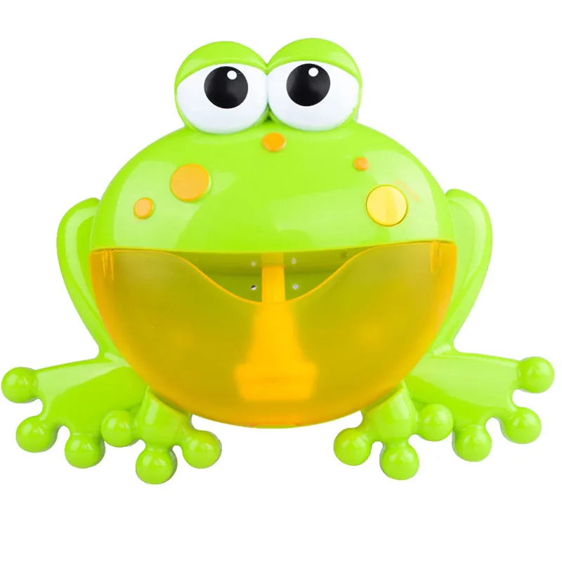 bath toys Bubble Machine Big Frogs Automatic Bubble Maker Blower Music Bath Toy for Baby zabawki dla niemowlaka juguetes  #3S27 (1)