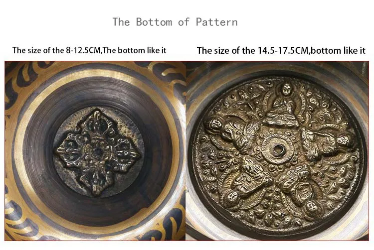 Непальская чаша Поющая чаша ручной нарезание металла ремесло Будда чаша религиозная глиняная чаша тибетская Поющая чаша для медитаций