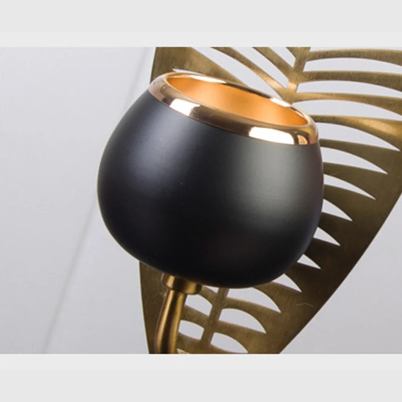 Retro Leaf Iron Candle Holder Leafe Design Table Centerpiece 2 Retro Leaf Iron Candle Holder Leafe Design Table Centerpiece 2