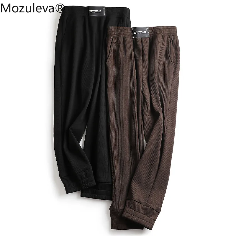 

unicinder Plus size knitted autumn/winter solid-color casual pants women loose high waist straight straight closed trouser #6007