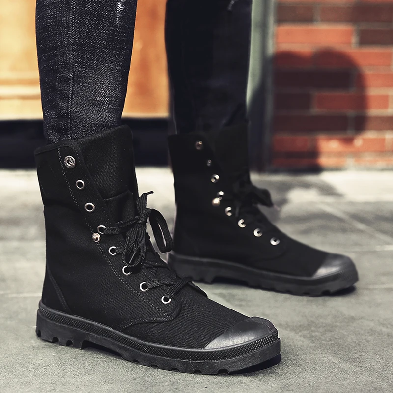 2019 Men Boots Safety Work Anti-smashing Shoes Slip-on Male Sneakers Indestructible |