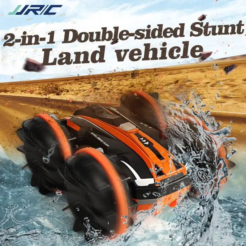 JJRC Q81 1:20 2.4G 2-in-1 Double Sided Amphibious 360 Degree Rotation 3 Batteries RC Car Remote Control RC Vehicle RC Stunt Car JJRC Q81 1:20 2.4G 2-in-1 Double Sided Amphibious 360 Degree Rotation 3 Batteries RC Car Remote Control RC Vehicle RC Stunt Car