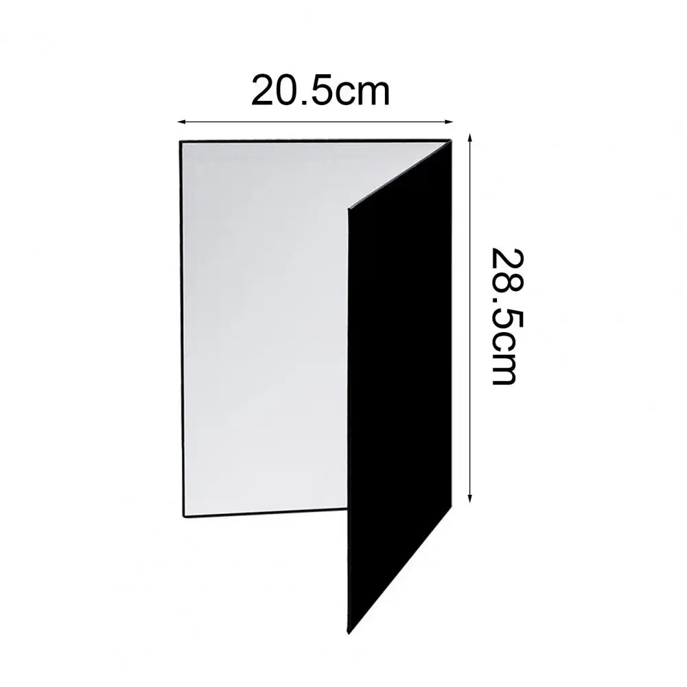 Photography Reflector A4 Light Double-sided Multi-purpose 3-in-1 Folding Diffuser Board for Still Life
