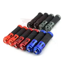 Универсальные мотоциклетные ручки ручной резиновый ЧПУ Ручка скутер руль ручки модифицированные для Honda Yamaha Harley Kawasaki Suzuki