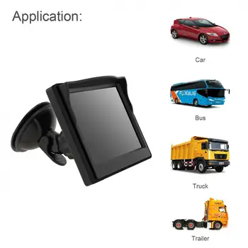 

5 Inch Car TFT LCD Monitor 800x480 16:9 Screen 2 Way Video Input For Rear View Backup Reverse Camera DVD VCD Car Monitors