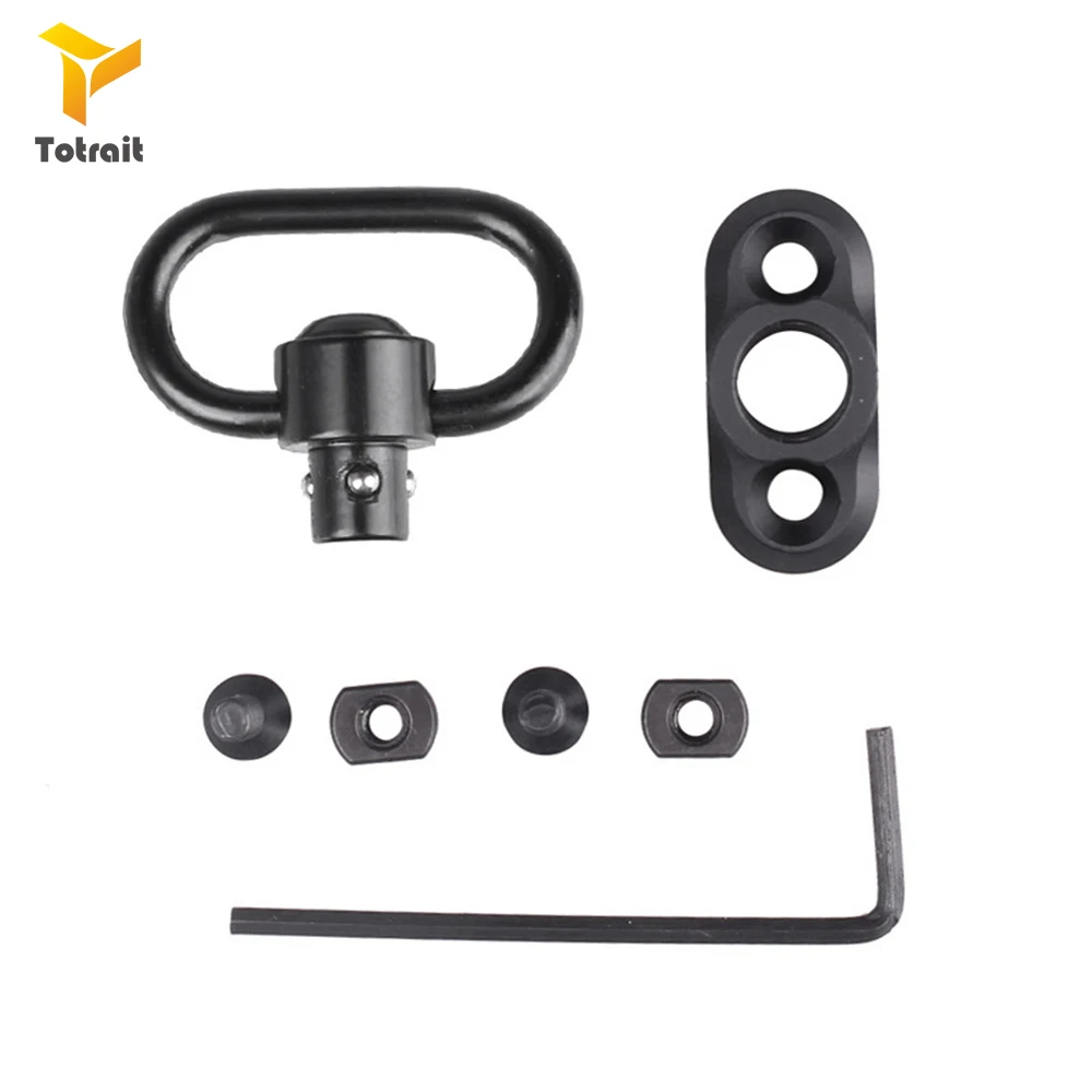 

Tactical Quick Release Sling Swivel Stud M Lok Rail QD Swivel Adapter For Hunting Outdoor Sports Mount Adapter Gun Accessories