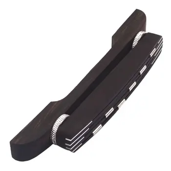 

Ebony Bridge Adjustable Height for Jazz Guitar Accessories
