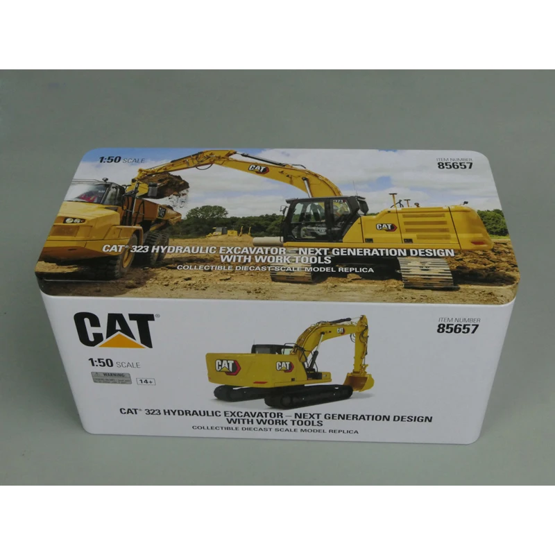 DM 1:50 CAT 323 с рабочими инструментами гусеничный экскаватор Инженерная модель