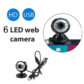 

USB Webcam Camera with Mic Night Vision Web Cam For PC Laptop Web Camera PC Webcam Video Calling Computer Camera