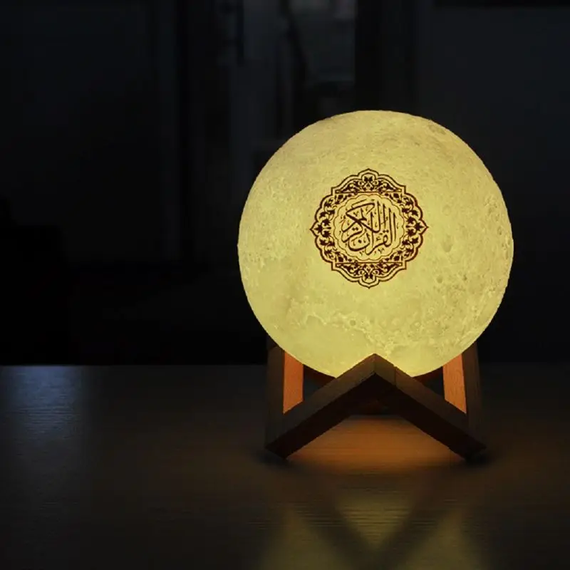 Quran Bluetooth динамик s пульт дистанционного управления светодиодный Nigt луна лампа quran динамик 28TE