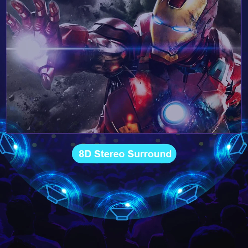 Наушники Newmsnr X7S со светодиодным дисплеем Беспроводные стереонаушники