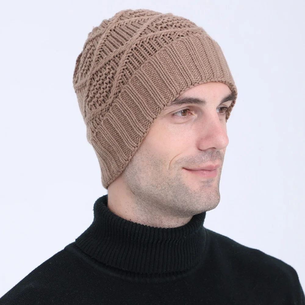 Купить мужские шапки зимние и осенние повседневные стильные акриловые