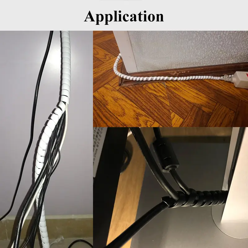1/5M Winding Tube Wire Organizer Cable Protection Sleeve Tube Protection Sleeve Spiral Wrap Winding Protector 8/10/14/16/20/25mm - Image 6