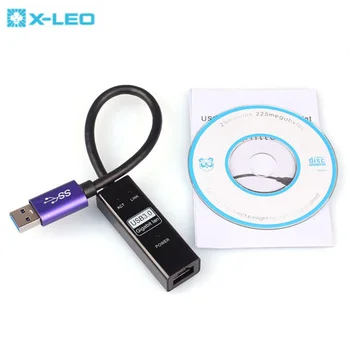

RTL 8153 chipset 1000M Gigabit network card USB 3.0 USB to RJ45 wired 3.0 driverless external USB 3.0 network card