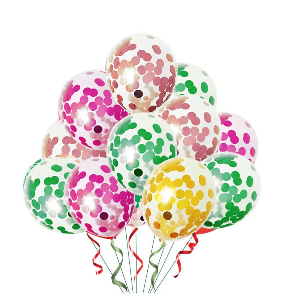 10 шт./лот, прозрачные воздушные шары, золотая звезда, конфетти из фольги, прозрачные воздушные шары с днем рождения, детский душ, украшения для свадебной вечеринки