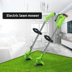Tondeuse à gazon électrique sans fil 26v, batterie Lithium ion, libération automatique, tondeuse de jardin Portable, taille Rechargeable 
