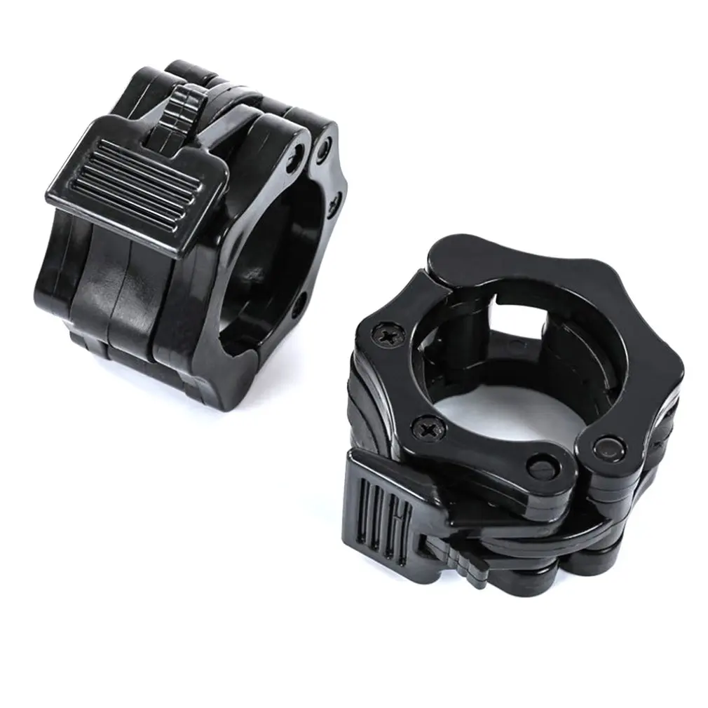 1 пара 50 мм Spinlock штангой ошейники воротник замок Dumbell зажимы зажим Вес подъема бар