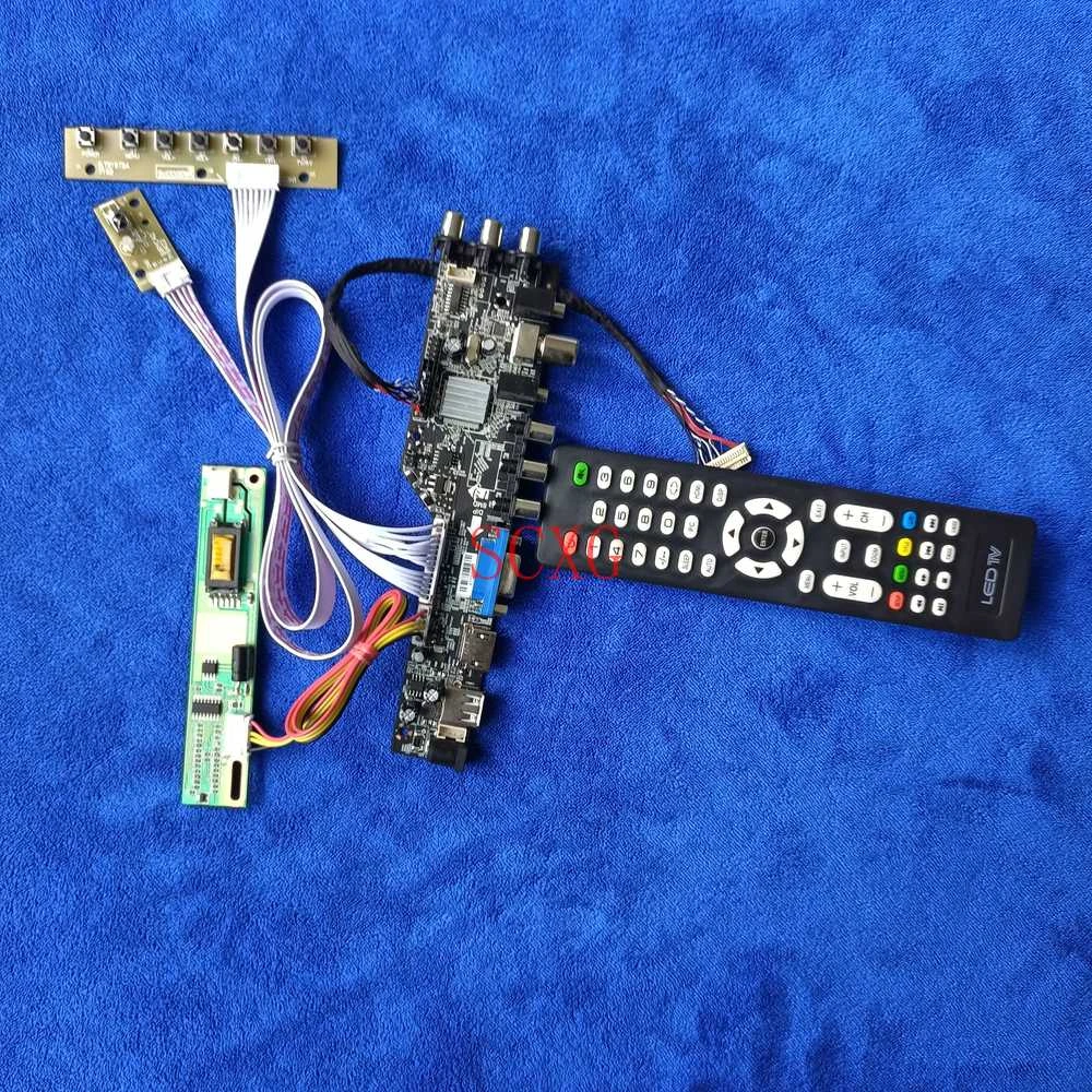 LCD LED screen Controller Driver Board kit for N141C1-L04   TV+HDMI+VGA+USB 