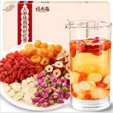 Fuhai Donghai ginseng, longan, medlar, red dates, tea, nourishing qi, blood, tea, rose tea, health tea, beauty and beauty