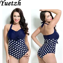 Горячие размера плюс купальники цельный женский купальник пуш-ап большой размер русская пляжная одежда купальный костюм большой размер