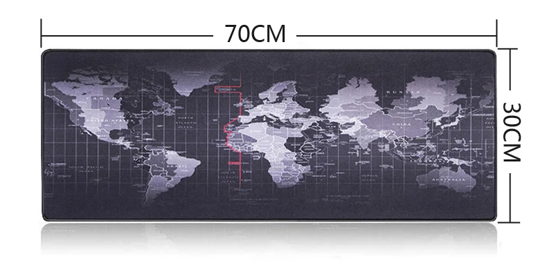 Игровой компьютерный коврик для мыши, большой коврик для мыши с картой мира, большой Настольный коврик, нескользящая резиновая основа, коврик для мыши для ноутбука, ПК, игры, водонепроницаемый