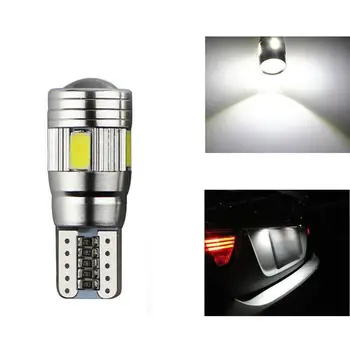 

1 Set Super Bright T10 Car Bulbs LED Canbus Error Free Lamp 6 SMD 12v Led Car Lamp 7000-8000K Trunk Side Marker Backup Light