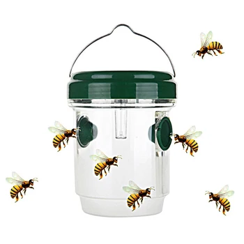 

LED Solar Powered Fly Trap Outdoor Plastic Insect Catcher For In Tree Flying Bee Hornet Trap Catcher Insect Mosquito Killer