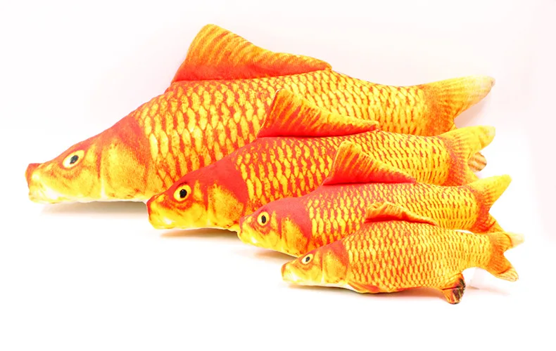 Catnip Fish Plush Cat Toy Pet Cotton Cusion FunnyPillow Toy for Cats Floppy Fish Cat Toys  Kitten  Pet Products