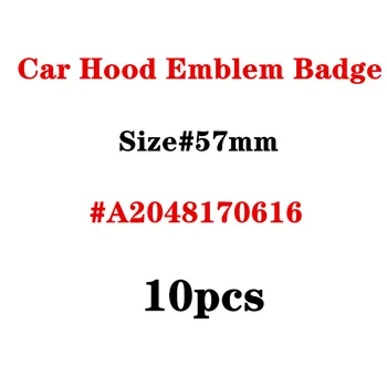 

10pcs/lot Dark Blue black Hood Emblem Badge For w212 w124 w140 w163 w202 w203 w204 w210 w211 57mm A2048170616 hight quality