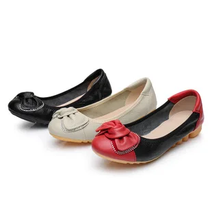 

Butterfly-knot Solid Sewing Women Basic Low Heel Pumps Casual Round Toe Crystal Slip-On Single Shoes With Ladies Pumps
