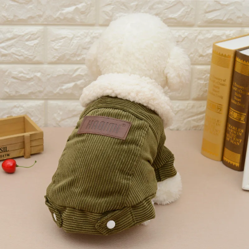 Теплая куртка для собак, милая модная одежда для собак, зимняя утепленная одежда для домашних животных, костюм для французских бульдогов, Рождественская одежда для щенков
