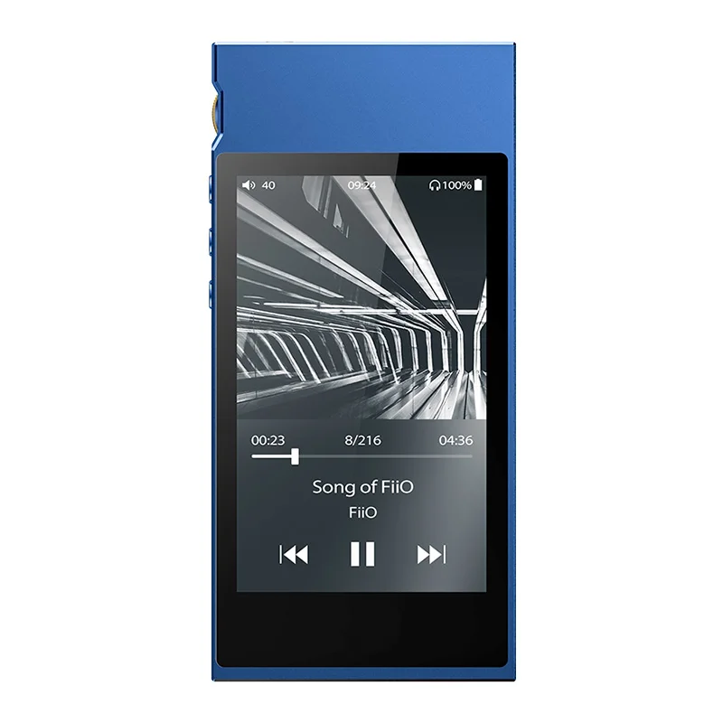 FiiO M7 портативный плеер Bluetooth 4,2 aptX-HD LDAC Hi-Res сенсорный ЖК-дисплей мини музыкальный MP3-плеер с fm-радио - Цвет: Blue