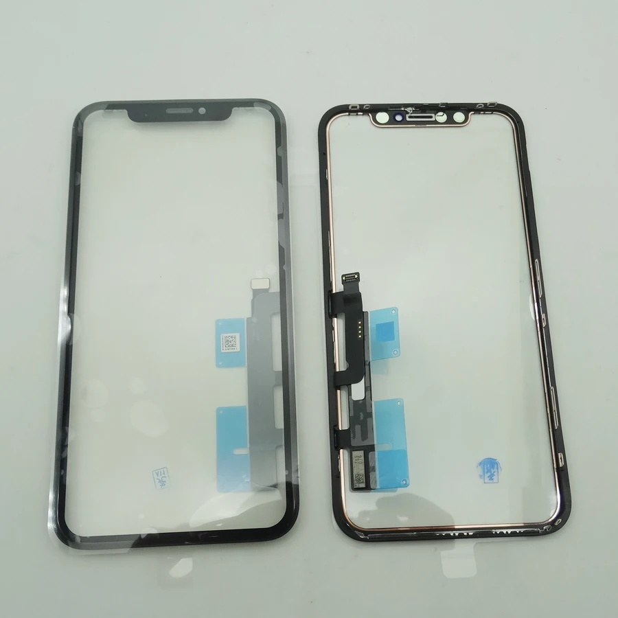 Сенсорный экран дигитайзер панель запасные части с рамкой для iPhone XR сенсорный экран Переднее стекло объектив сенсор