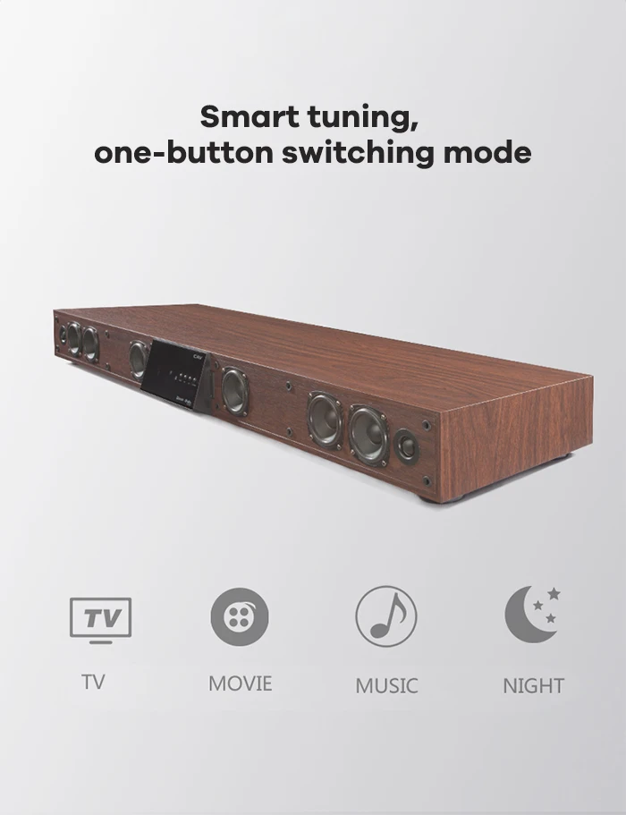 surround soundbar subwoofer coluna dts base sem fio com amplificador