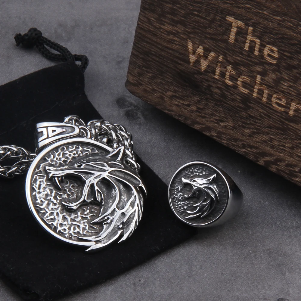 The Wizard подвеска в виде волчьей головы necklace for Geralt with a Wild Hunt 3 фигурка TV | Украшения и