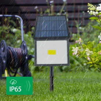 

Light Control Outdoor Path Ground Garden Lamp Community Garden Road Path Decorative Lighting Waterproof COB 4W Solar Lawn Light
