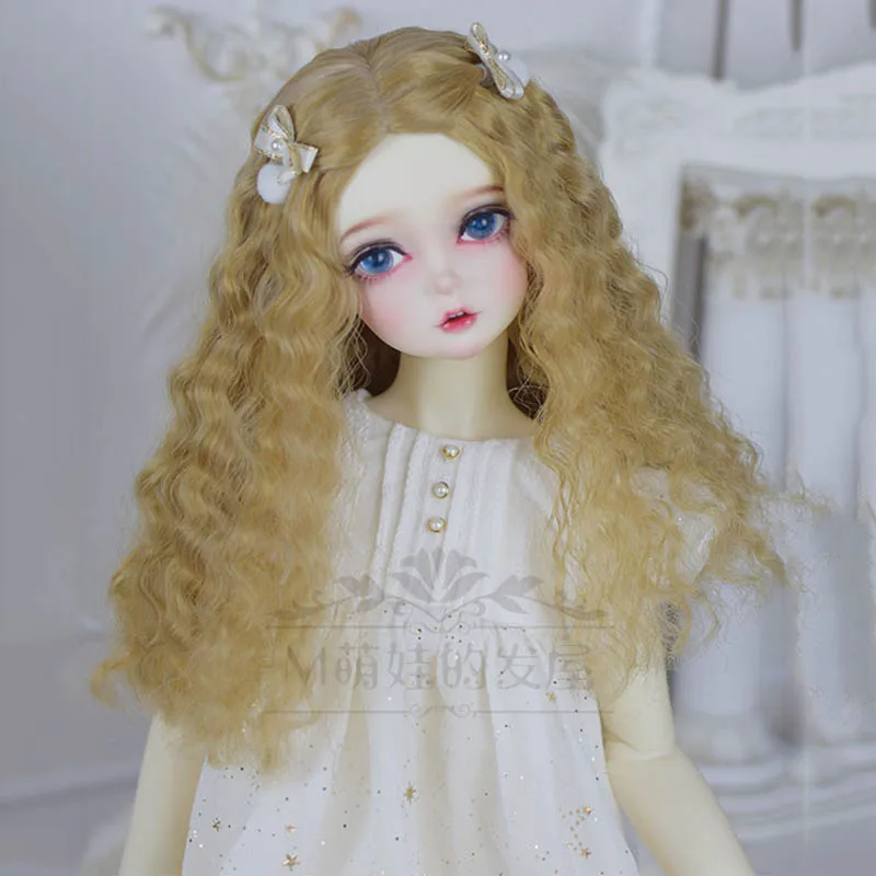 Bybrana bjd Wig-like mohair soft velvet wool curl type 346 points giant baby wig