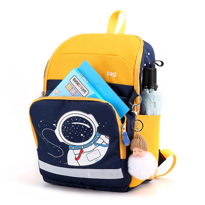 

Children Training And Coaching Classes Backpack Space Robot Schoolbag for Elementary School Students Printed Logo