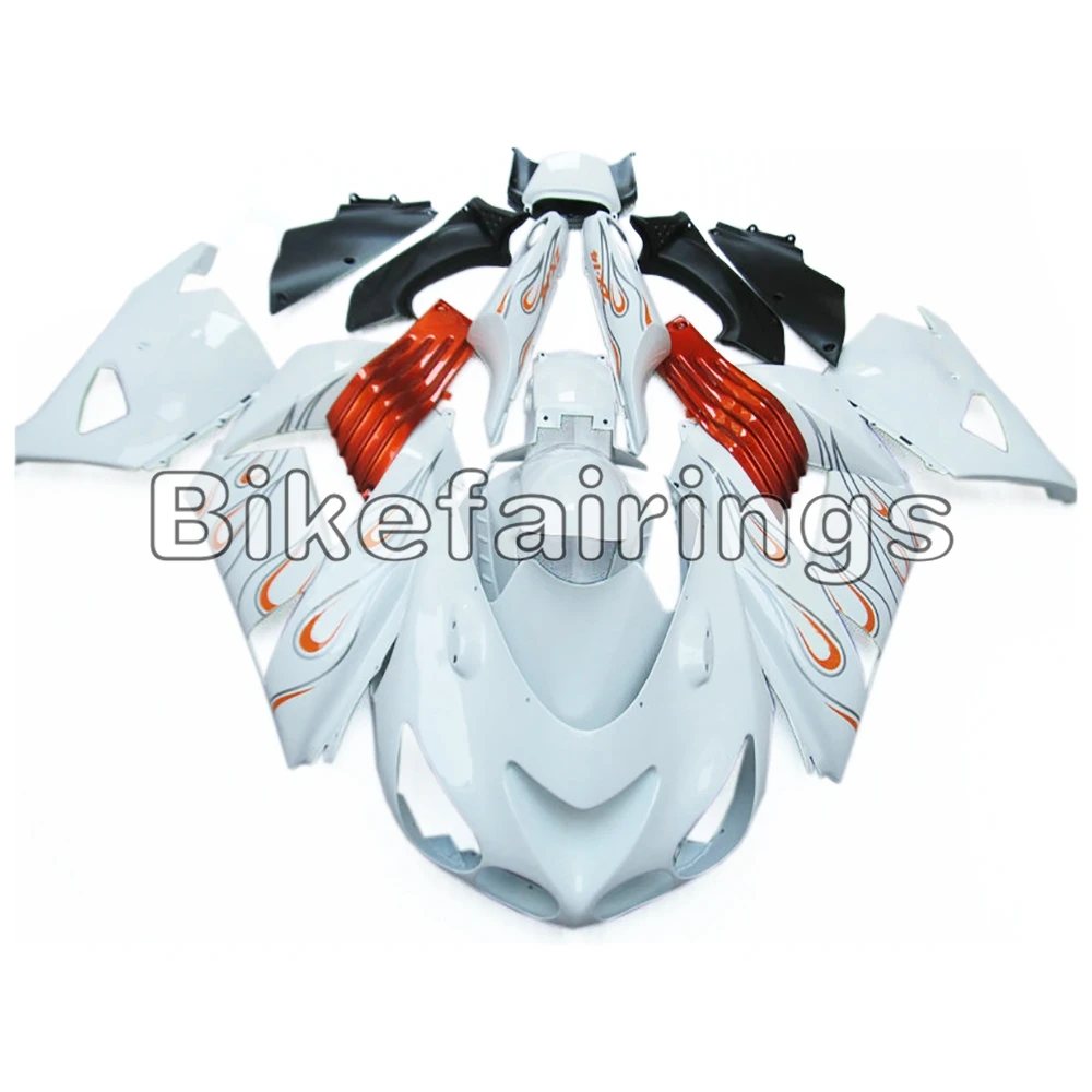 

Injection Bodywork for Kawasaki Ninja ZX14R 2006 2011 Fairings ZX-14R 06 07 08 09 10 11 Body Frames Injection White Red Cowlings