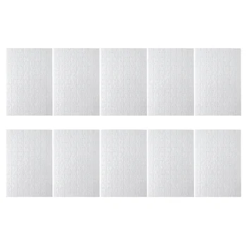 

10 Sheets A4 Heat Tranfer Printing Puzzles DIY Blank Jigsaw Handmade Educational Toys for Little Kids