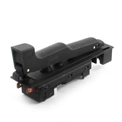 AC 250V 12A DPST 2NO мгновенный черный пластиковый Электрический инструмент триггер переключатель