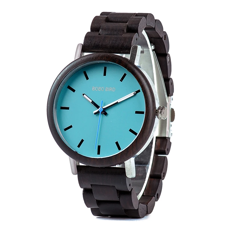 45mm-Q07-2 BOBO BIRD часы мужские деревянные распродажа цена продвижение кварцевые наручные часы мужские relogio masculino высокое качество - Цвет: 45mm-Q07-2