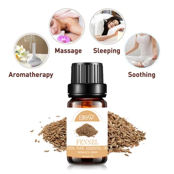 

Elite99 10ml Fennel Pure Essential Oil for Aromatherapy Fragrance Home Air Care Oil Body Relieve Help Sleeping Essential Oils
