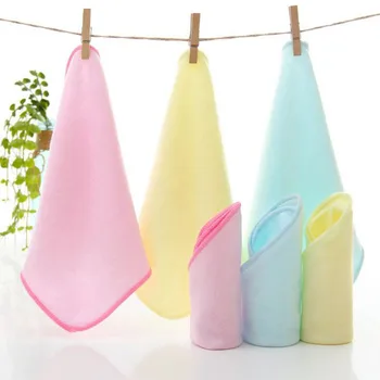 

3pcs/set 20*20cm Baby Towel Square Bamboo Fiber Face Towel Infant Kids Handkerchiefs Wipe Wash Cotton Baby Hand Towel Baby Care