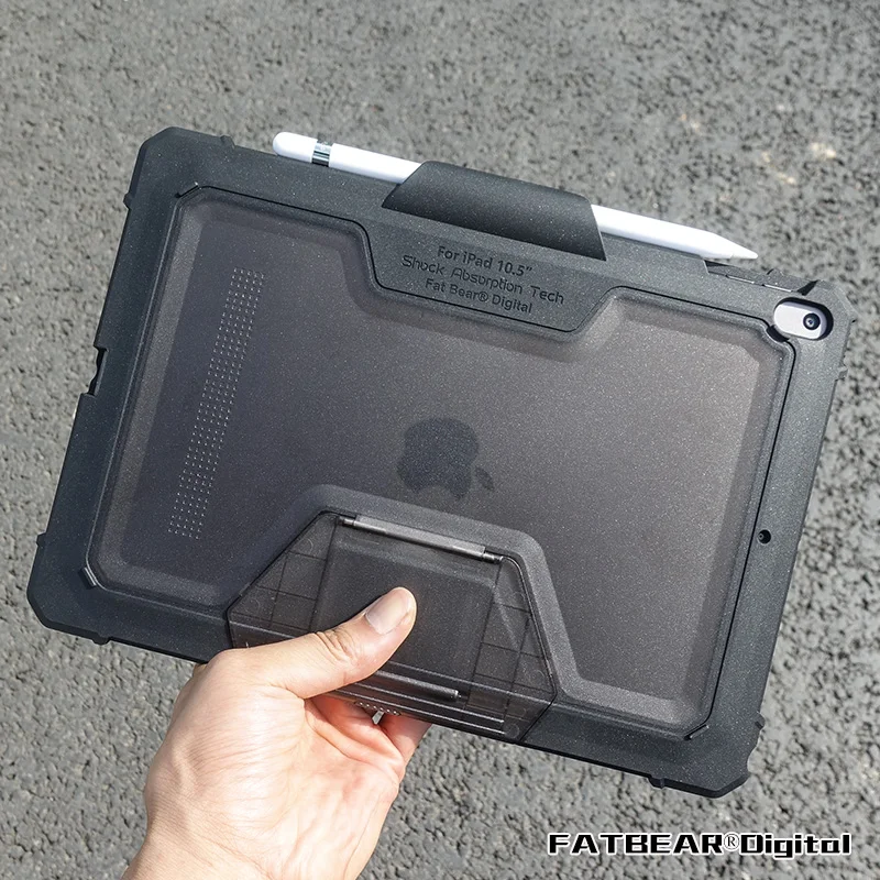 

[Apple iPad Pro 10.5 Air3] FATBEAR Tactics Shock Rugged Shockproof Armor Buffer Case Soft Cover