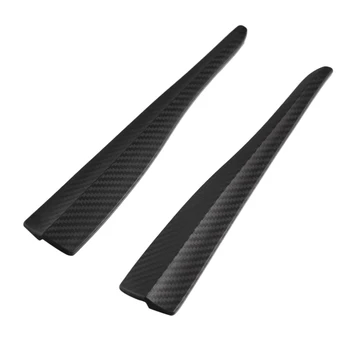 

2Pcs Universal Carbon Fiber Pattern Front Rear Bumper Corner Side Scratch Protector Strap Guard
