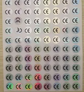 

Hologram Sticker CE Certificated Label Sticker Diameter 1cm 10*10mm 10000Pc/lot Waterproof Laser For Electronic & Home Appliance