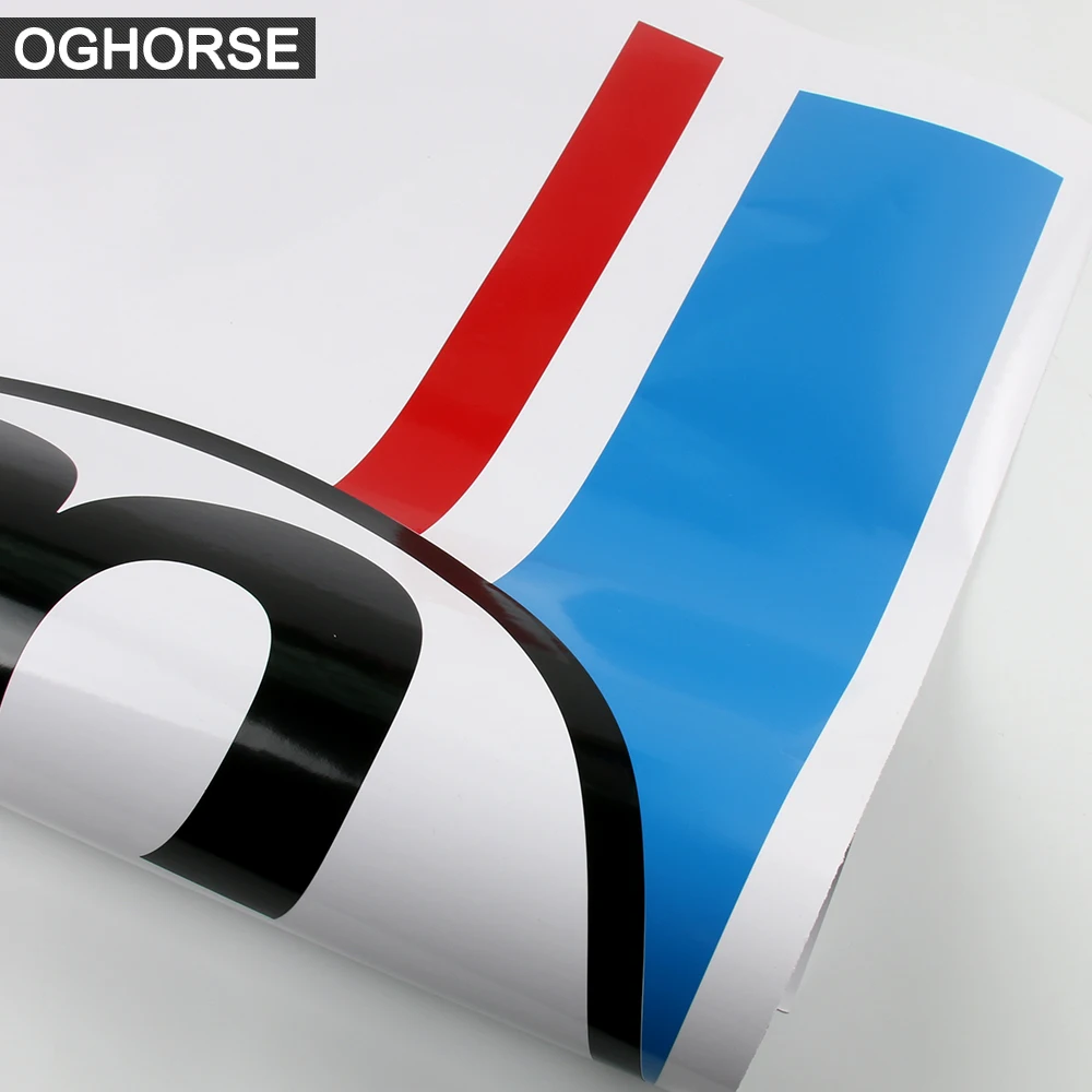 53 Styling Decal Side Stripes Hood Roof Rear Racing Vinyl Stickers for A5 2011-Present Accessories