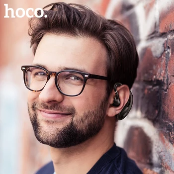 

HOCO 2019 Sport Headphone Bluetooth ear hook Earphone Super Bass Wireless Headset Earbuds Handsfree Mic for iphone X XS Huawei