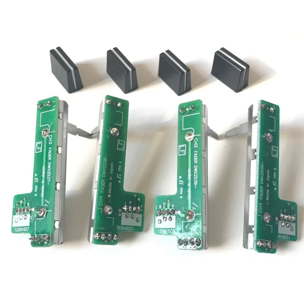 Made Japan 4pcs Ch1 Ch2 Ch3 Ch4 Fader Fit Pioneer Djm 800 Dwx2537 Dwx2538 Dwx2539 Dwx2540 4pcs Dac2371 Knob Dj Equipment Accessories Aliexpress